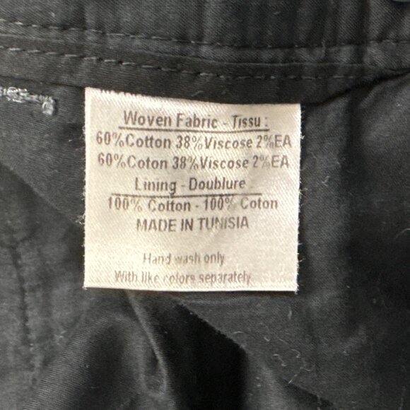 My Pants Women’s Gray Cotton & Viscose Pants Slim Fit Side Stripe Size S - Picture 8 of 9